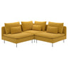 SÖDERHAMN corner sofa, 3-seat, Kelinge dark yellow