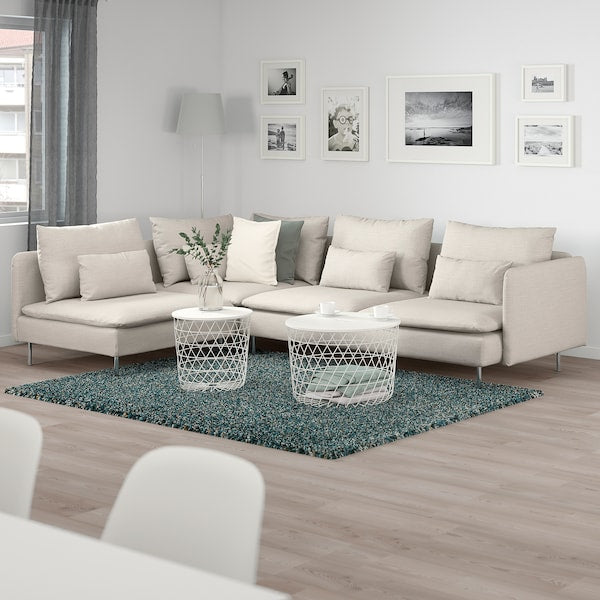 SÖDERHAMN - 4-seater corner sofa, open end/Gunnared beige