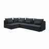 SÖDERHAMN corner sofa, 4-seat, with open end/Knäbäck anthracite, 6x14x99 cm