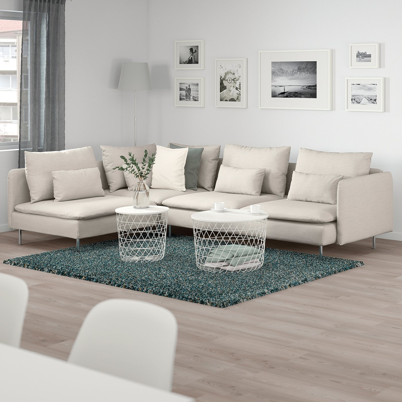 SÖDERHAMN corner sofa, 4-seat
