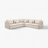 SÖDERHAMN corner sofa, 6-seat, Gransel natural