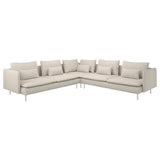 SÖDERHAMN corner sofa, 6-seat, Gunnared beige, 291x14x99 cm