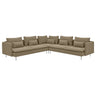 SÖDERHAMN corner sofa, 6-seat, Johanneshov brown-beige