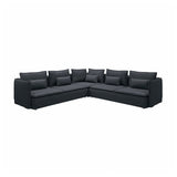 SÖDERHAMN corner sofa, 6-seat, Knäbäck anthracite, 291x14x99 cm