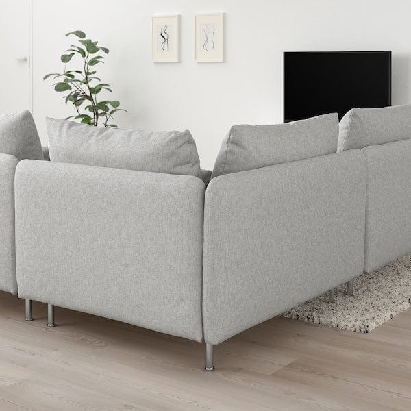 Ikea SÖDERHAMN - 6-seat corner sofa, Tallmyra white/black ikea_check