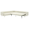 SÖDERHAMN corner sofa-bed, 6-seat, Gunnared beige