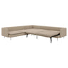 SÖDERHAMN corner sofa-bed, 6-seat, Kelinge beige