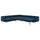 SÖDERHAMN corner sofa-bed, 6-seat, Kelinge dark blue