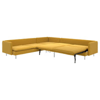 SÖDERHAMN corner sofa-bed, 6-seat, Kelinge dark yellow