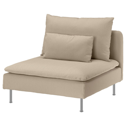 SÖDERHAMN 1-seat section, Kelinge beige, 93x83x99 cm