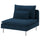 SÖDERHAMN 1-seat section, Kelinge dark blue, 93x83x99 cm
