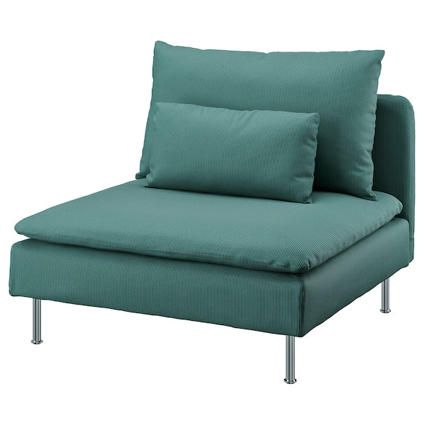 SÖDERHAMN - 1-seater element, Kelinge grey-turquoise