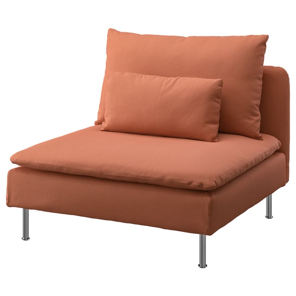SÖDERHAMN 1-seat section, Kelinge rust, 93x83x99 cm