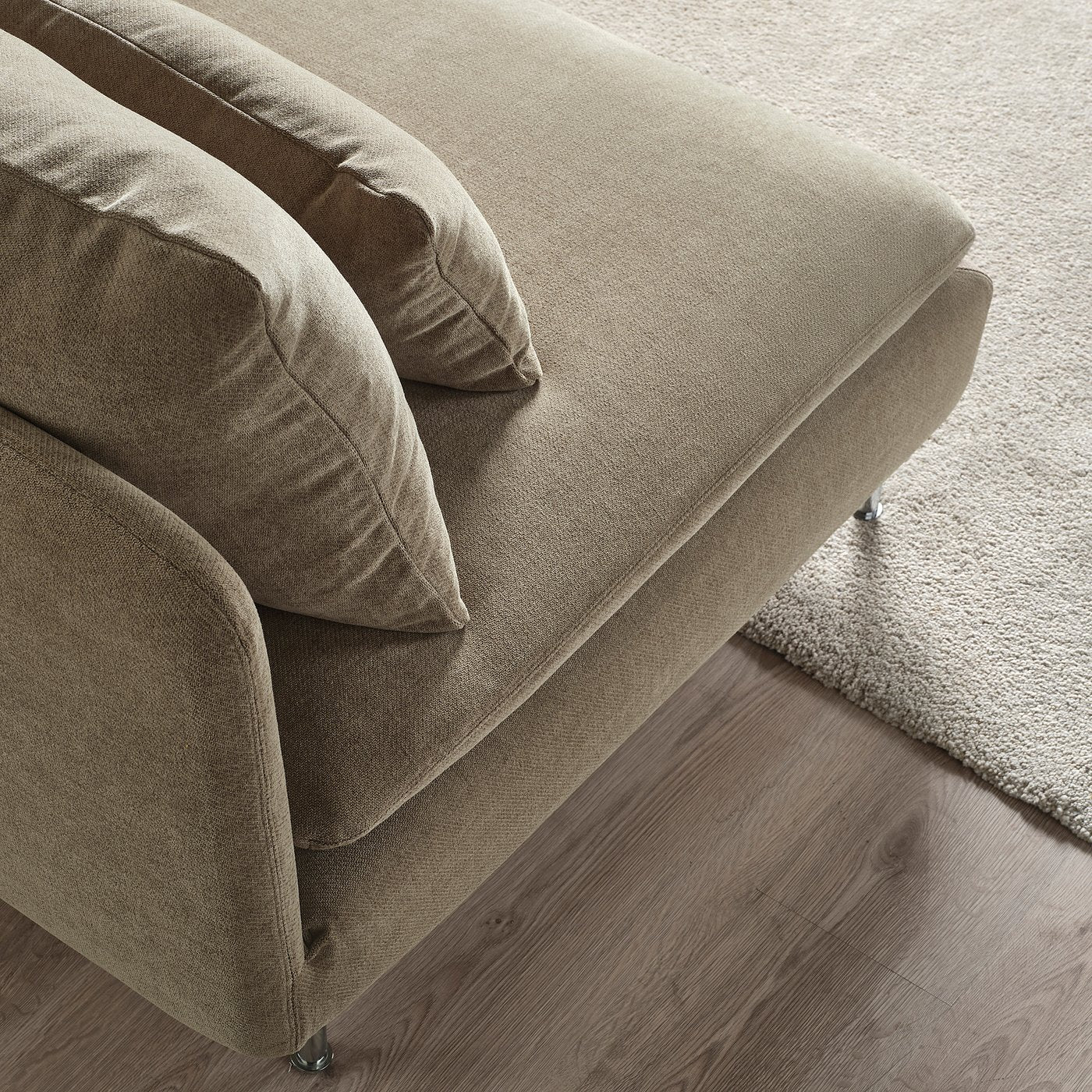 SÖDERHAMN 3-seat section, Johanneshov brown-beige, 186x83x99 cm