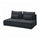 SÖDERHAMN 3-seat section, Knäbäck anthracite, 186x83x99 cm