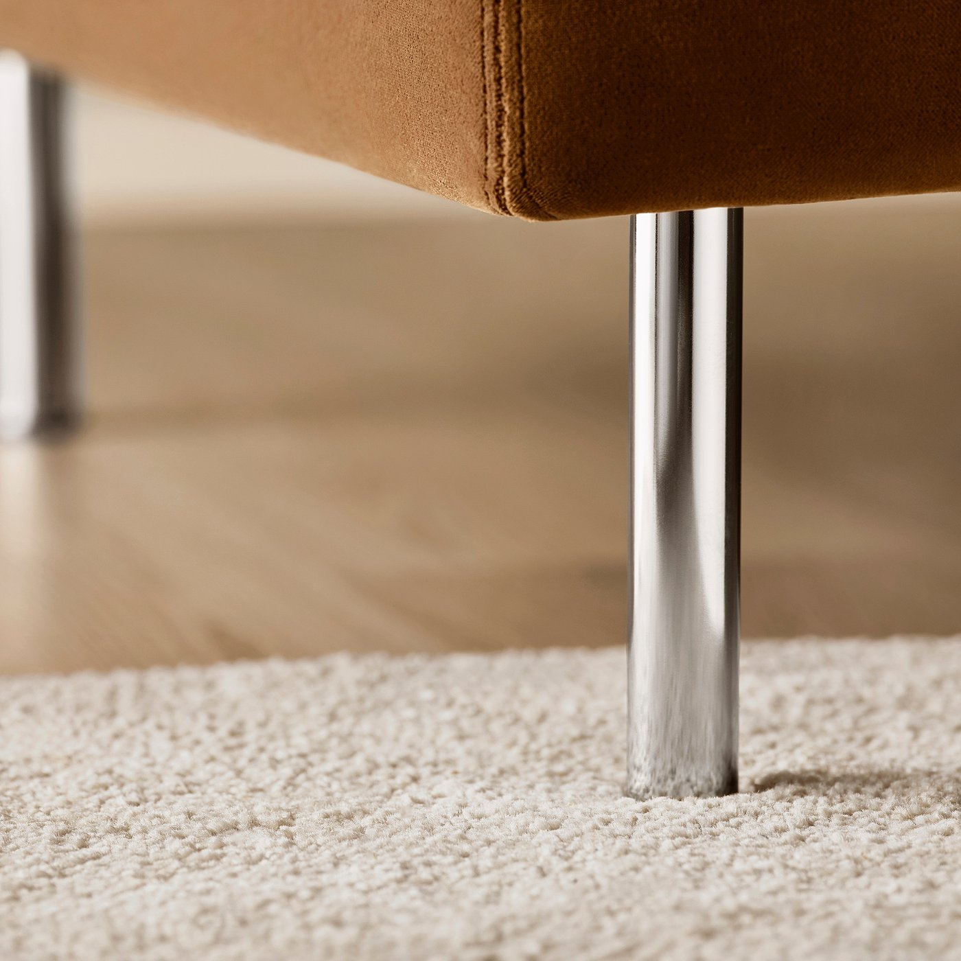 SÖDERHAMN corner section, Alhamn dark yellow-brown, 99 cm