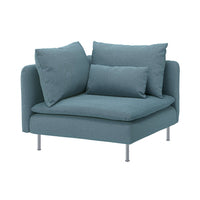 SÖDERHAMN corner section, Fridtuna dark grey-blue, 99 cm