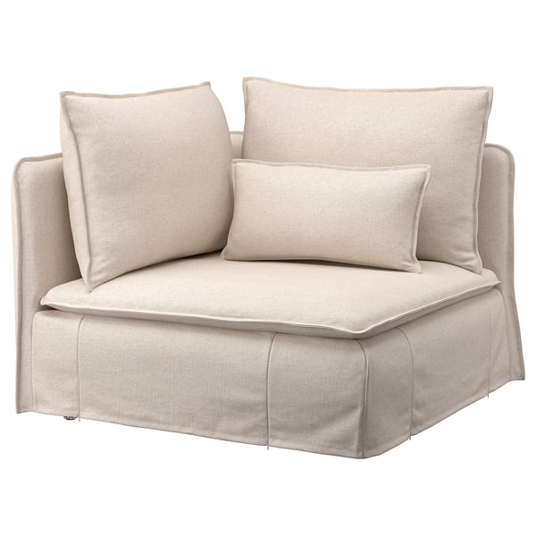 SÖDERHAMN corner section, Gransel natural, 99 cm