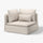 SÖDERHAMN corner section, Gransel natural, 99 cm