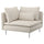 SÖDERHAMN corner section, Gunnared beige, 99 cm