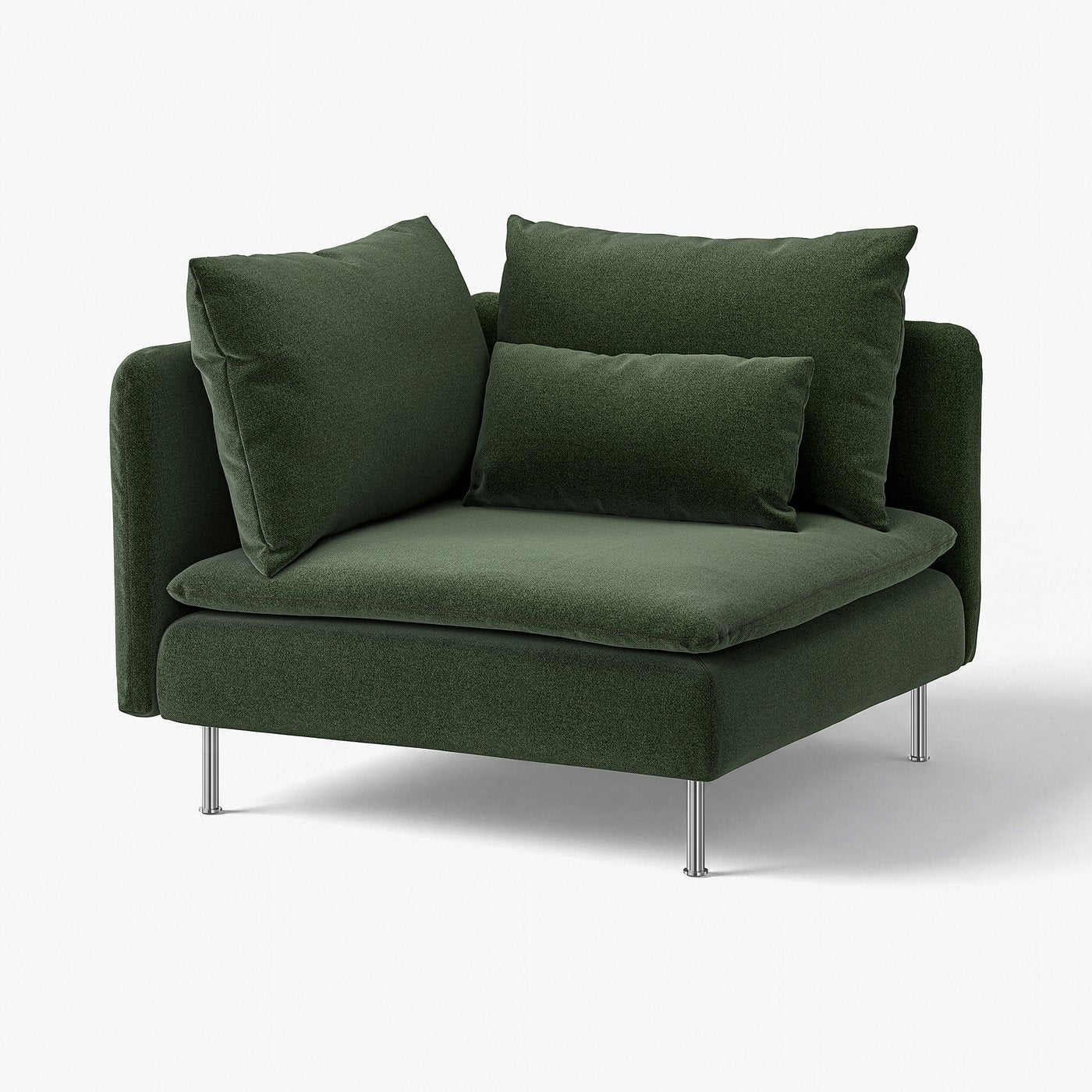 SÖDERHAMN corner section, Johanneshov dark green, 99 cm