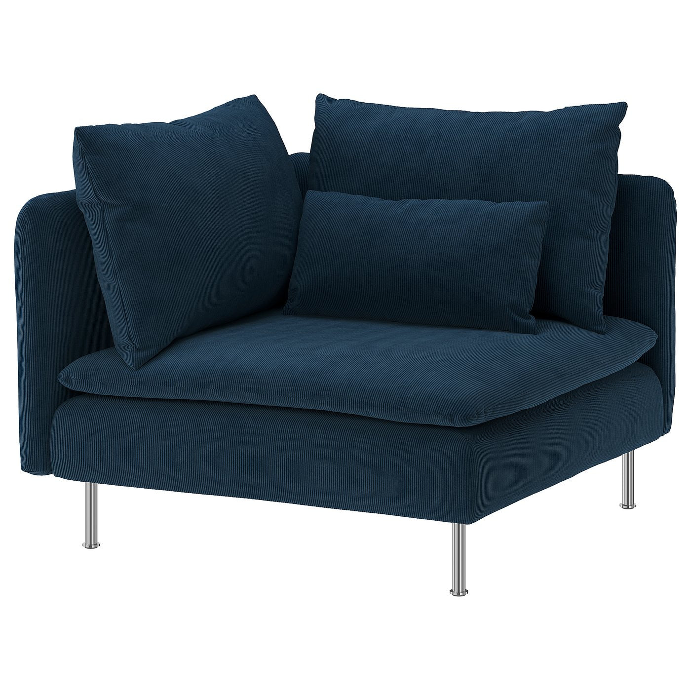 SÖDERHAMN corner section, Kelinge dark blue, 99 cm