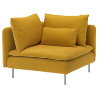 SÖDERHAMN corner section, Kelinge dark yellow, 99 cm