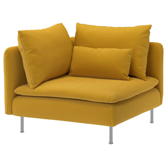 SÖDERHAMN corner section, Kelinge dark yellow, 99 cm