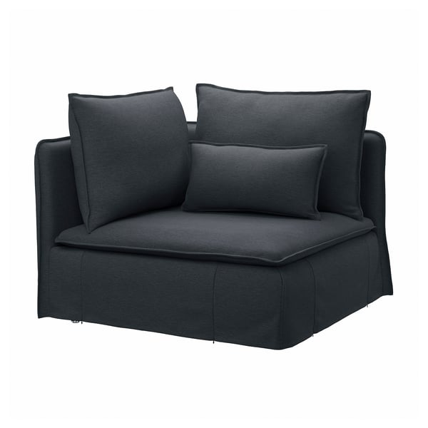 SÖDERHAMN Corner modular element, Knäbäck anthracite