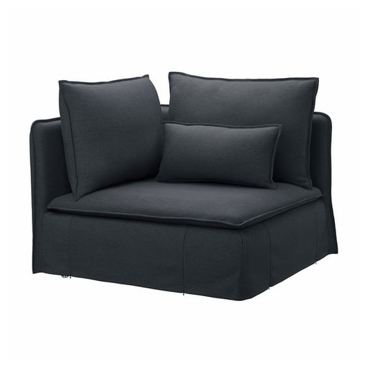 SÖDERHAMN Corner modular element, Knäbäck anthracite