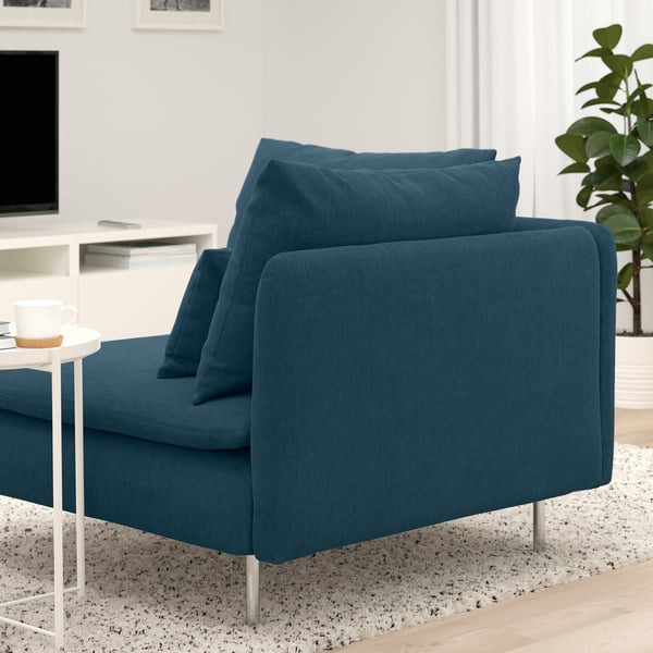 SÖDERHAMN corner section, Tallmyra blue, 99 cm