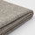 SÖDERHAMN cover for 3-seat sofa-bed section, Viarp beige/brown