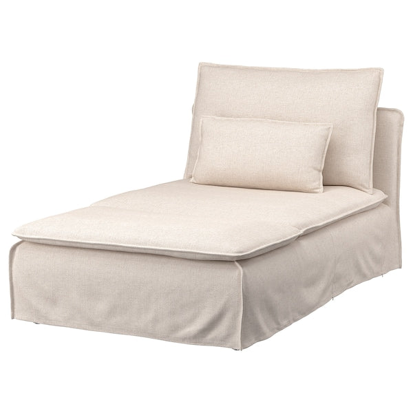 SÖDERHAMN Cover for chaise longue Gransel natural ,