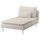 SÖDERHAMN cover for chaise longue, Gunnared beige
