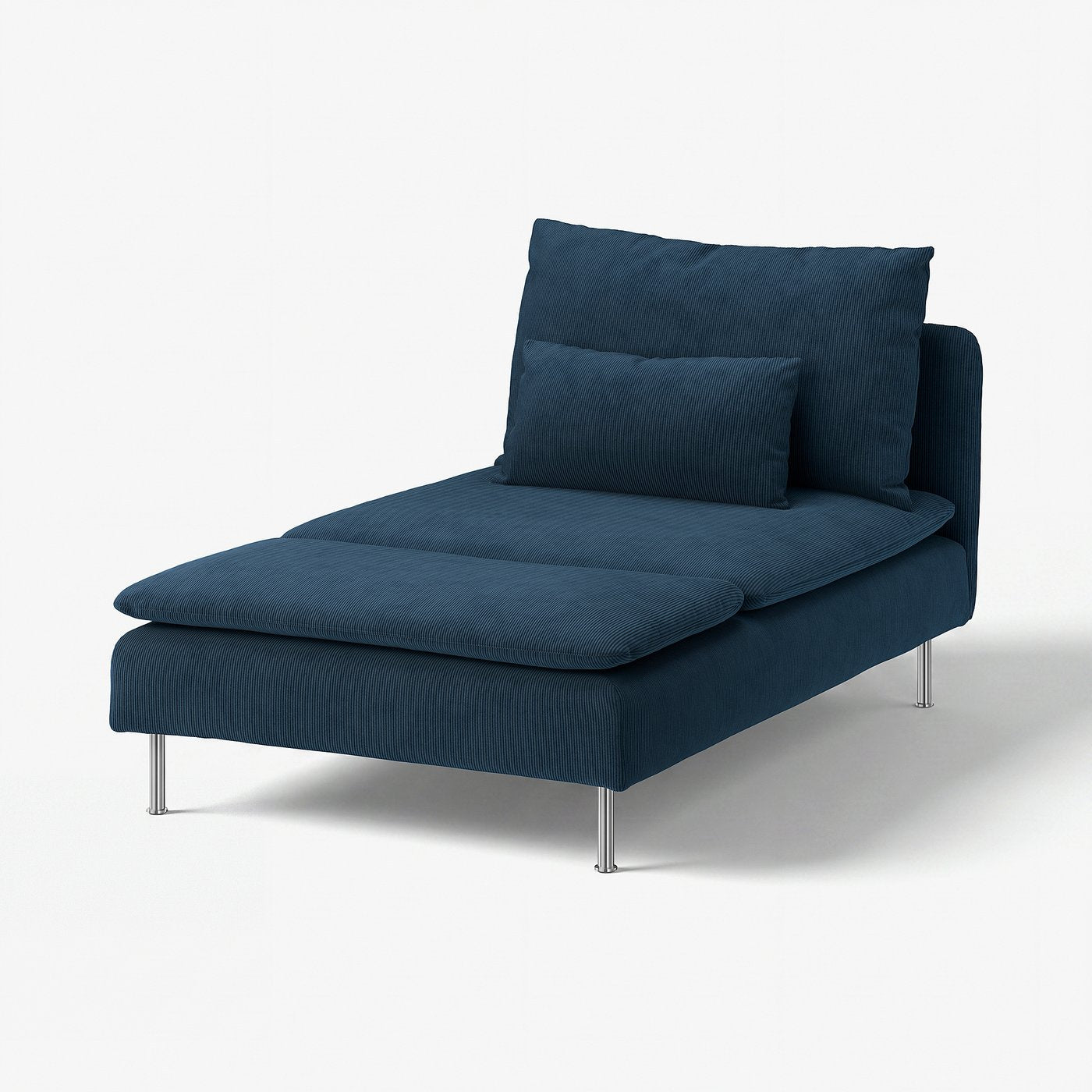 SÖDERHAMN cover for chaise longue section, Kelinge dark blue