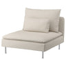 SÖDERHAMN cover for 1-seat section, Gunnared beige