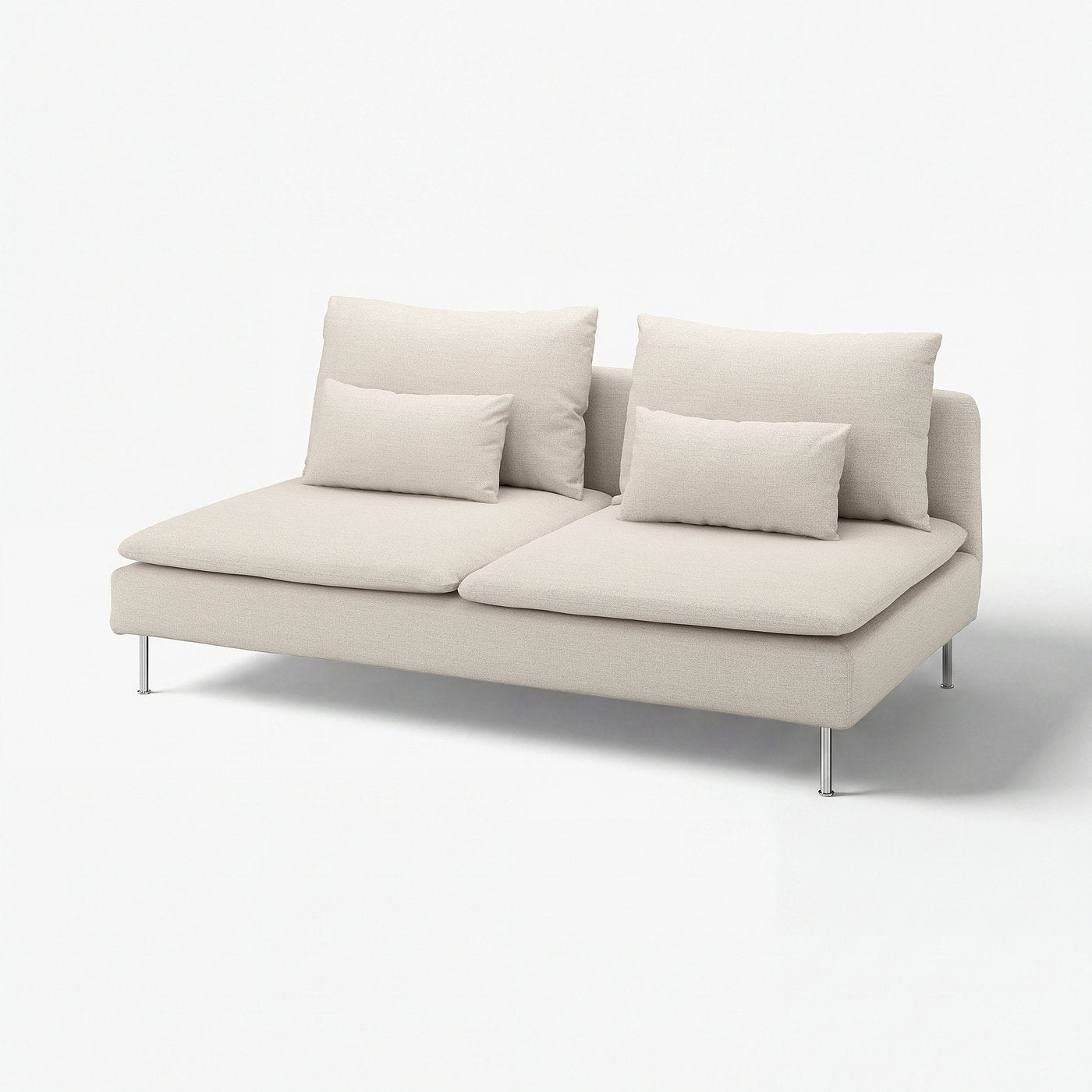 SÖDERHAMN cover for 3-seat section, Gunnared beige