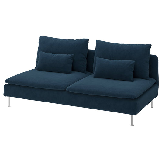 SÖDERHAMN cover for 3-seat section, Kelinge dark blue
