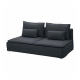 SÖDERHAMN cover for 3-seat section, Knäbäck anthracite