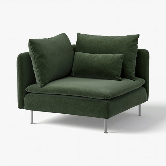 SÖDERHAMN cover for corner section, Johanneshov dark green