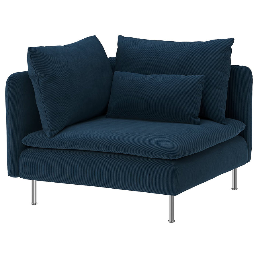 SÖDERHAMN cover for corner section, Kelinge dark blue