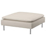 SÖDERHAMN cover for footstool, Gunnared beige