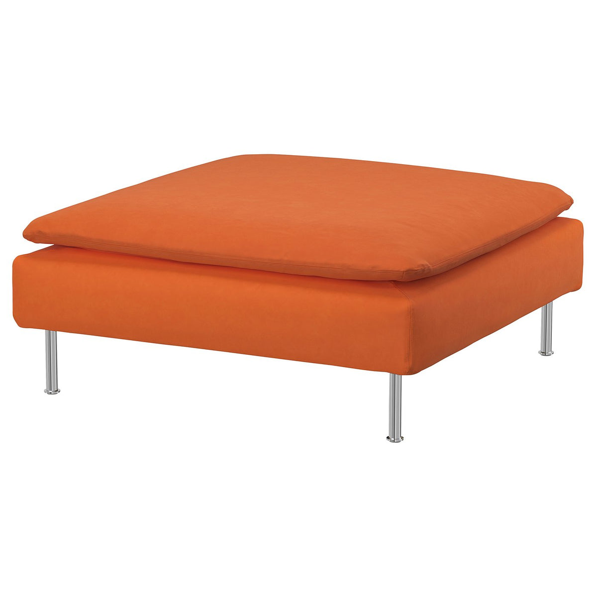 SÖDERHAMN Footstool Cover, Samsta Orange