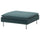 SÖDERHAMN footstool, Alhamn dark grey-blue, 93x40x93 cm