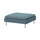 SÖDERHAMN footstool, Fridtuna dark grey-blue, 93x40x93 cm