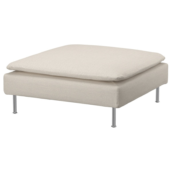 SÖDERHAMN - Footstool, Gunnared beige