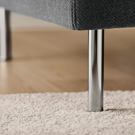 SÖDERHAMN footstool, Johanneshov dark grey, 93x40x93 cm