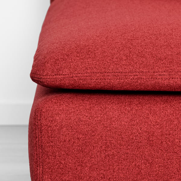 SÖDERHAMN footstool, Tonerud red, 93x40x93 cm