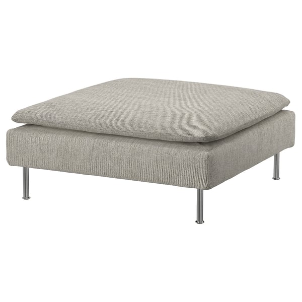 SÖDERHAMN footstool, Viarp beige/brown, 93x40x93 cm