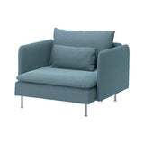 SÖDERHAMN armchair, Fridtuna dark grey-blue, 105 cm
